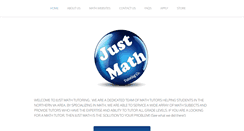 Desktop Screenshot of justmathva.com