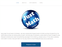 Tablet Screenshot of justmathva.com